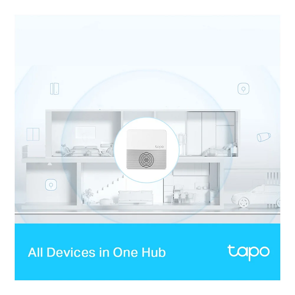 TP Link Tapo H200 Verkabelt   Kabellos Weiss Steuerungszentralen & Gateways
