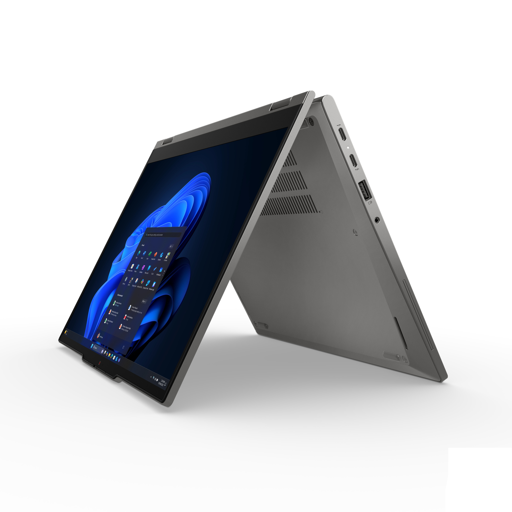 Lenovo ThinkPad L13 2 in 1 Gen 6  AMD  AMD Ryzen  5 PRO PRO 215 Hybrid  2 in 1  33 8 cm  13 3   Touchscreen WUXGA 16 GB LPDDR5x SDRAM 512 GB SSD Wi Fi 7  802 11be  Windows 11 Pro Deutsch Grau Notebooks & E-Book Reader