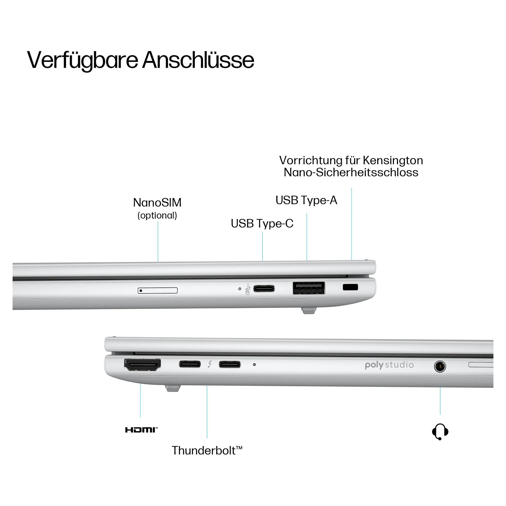 HP EliteBook 8 G1i Intel  Core  Ultra 7 255U WUXGA 32GB 1TB SSD W11P SmartBuy 3J Gar  DE  Notebooks & E-Book Reader