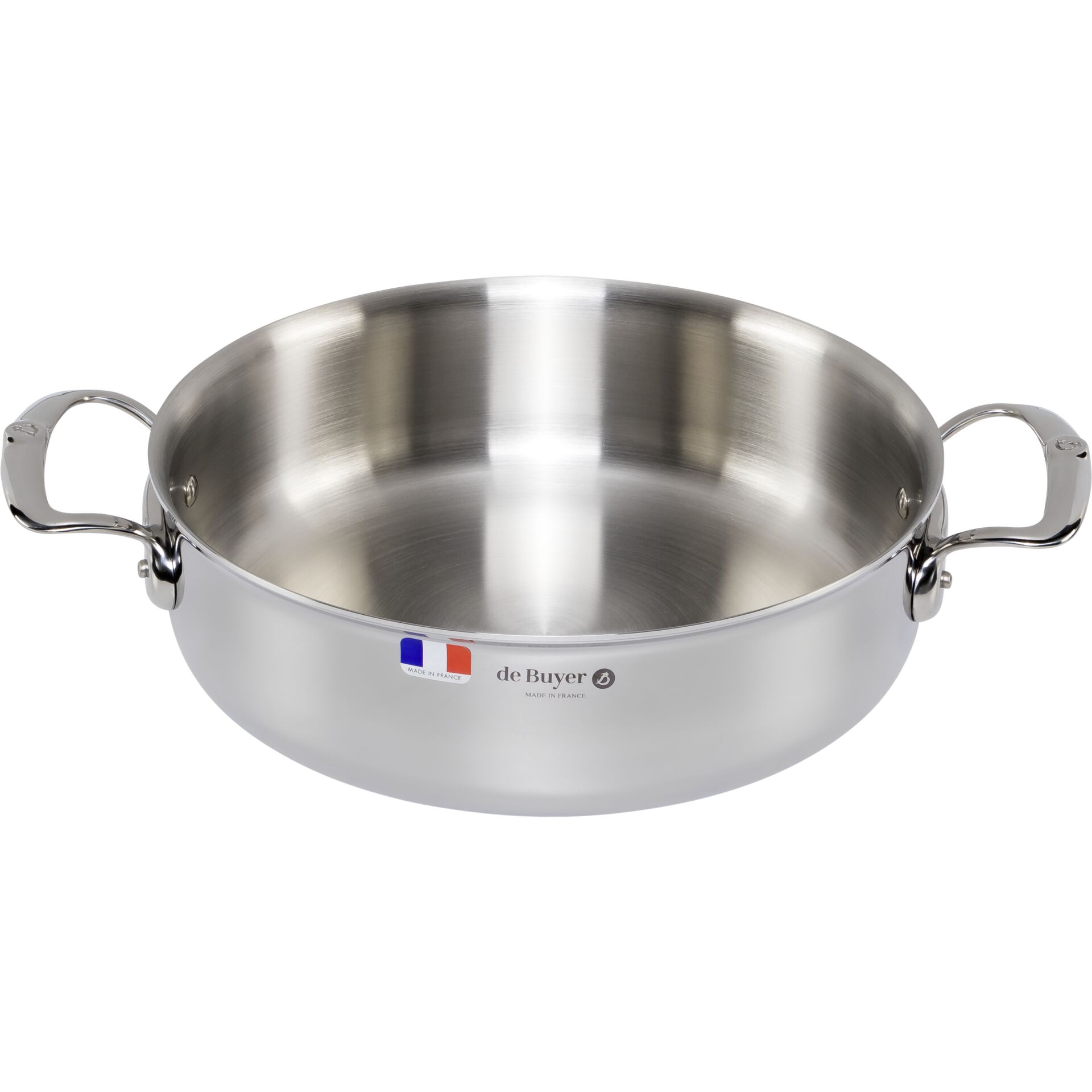 De Buyer Affinity Bratentopf niederer mit Deckel 28 cm Pfannen & Toepfe