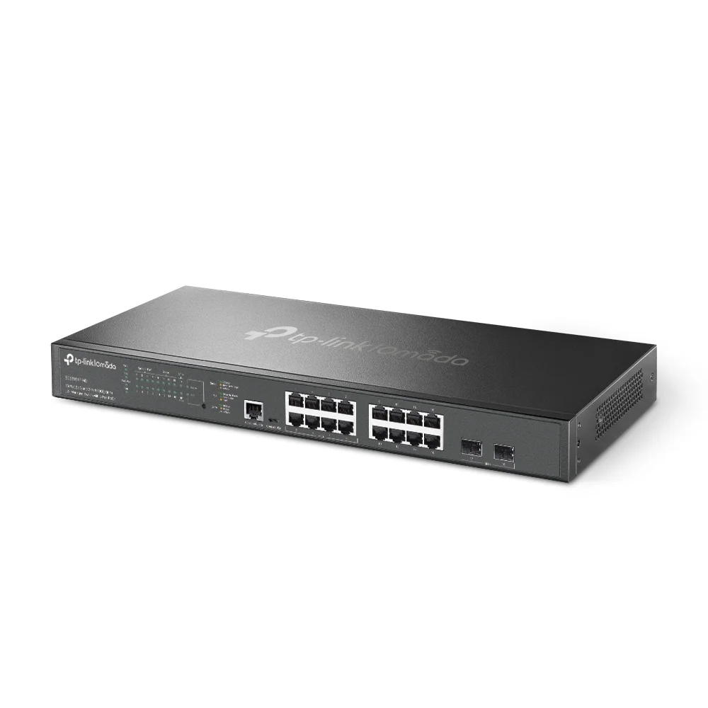 TP Link Omada SG3218XP M2 Netzwerk Switch Managed L2  2 5G Ethernet  100 1000 2500  Power over Ethernet  PoE  1U Schwarz Switches