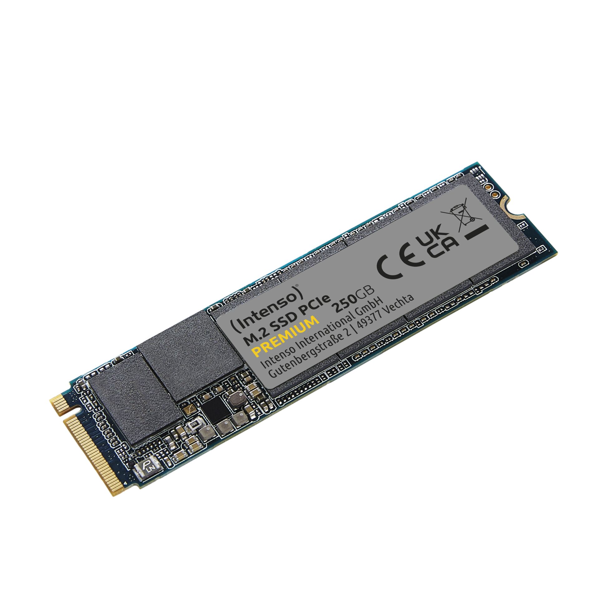 Intenso M 2 SSD Premium 250GB PCIe NVMe Speichermedien