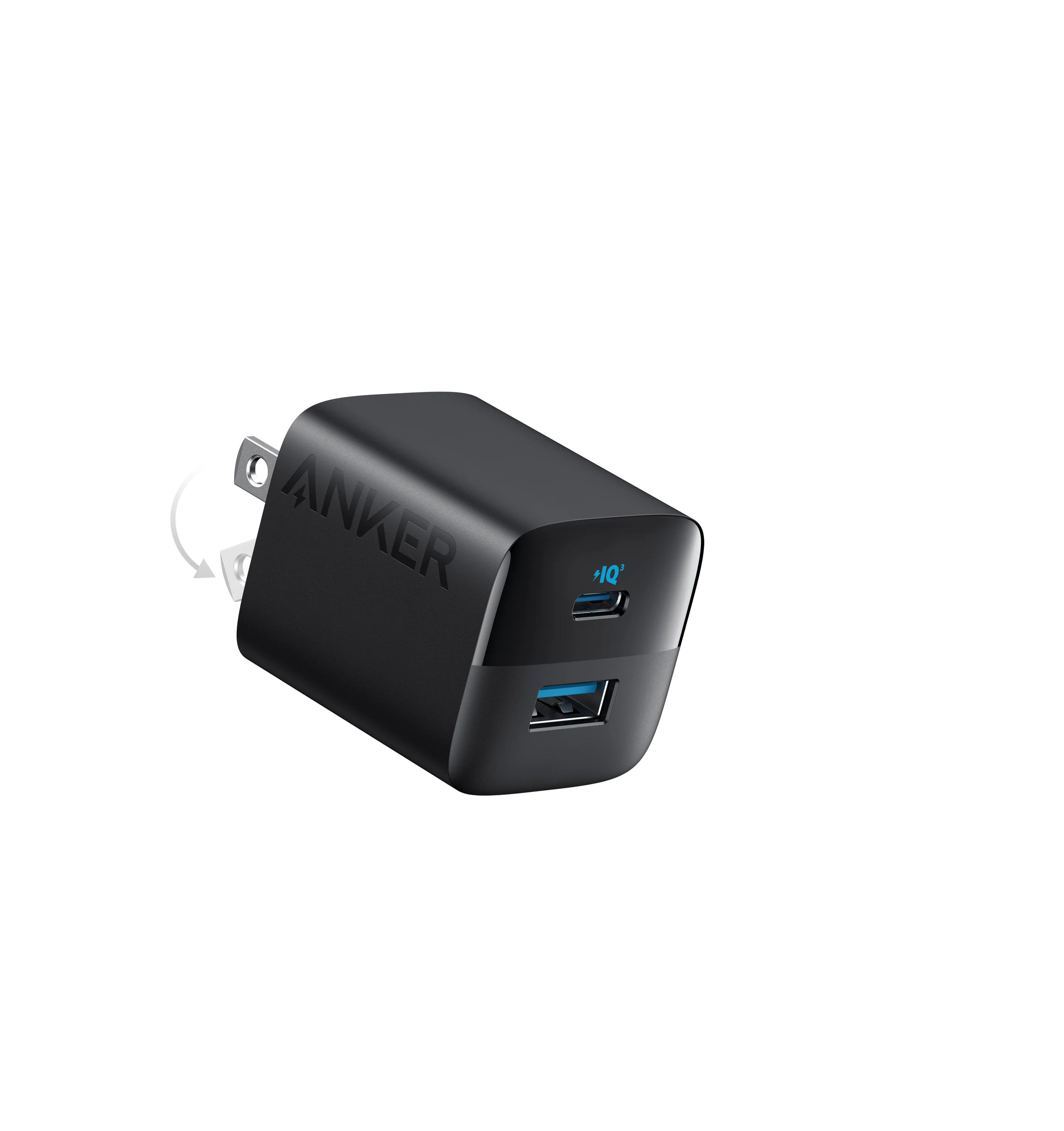 Anker 323 Charger 33W 1 x USB A 1 x USB C PIQ 3 0 black Handys & Tablets