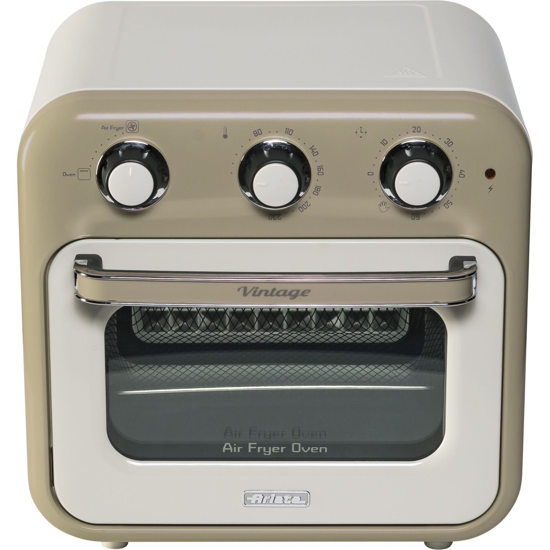 Ariete Vintage Air Fryer Mini  Ofen beige Fritteusen