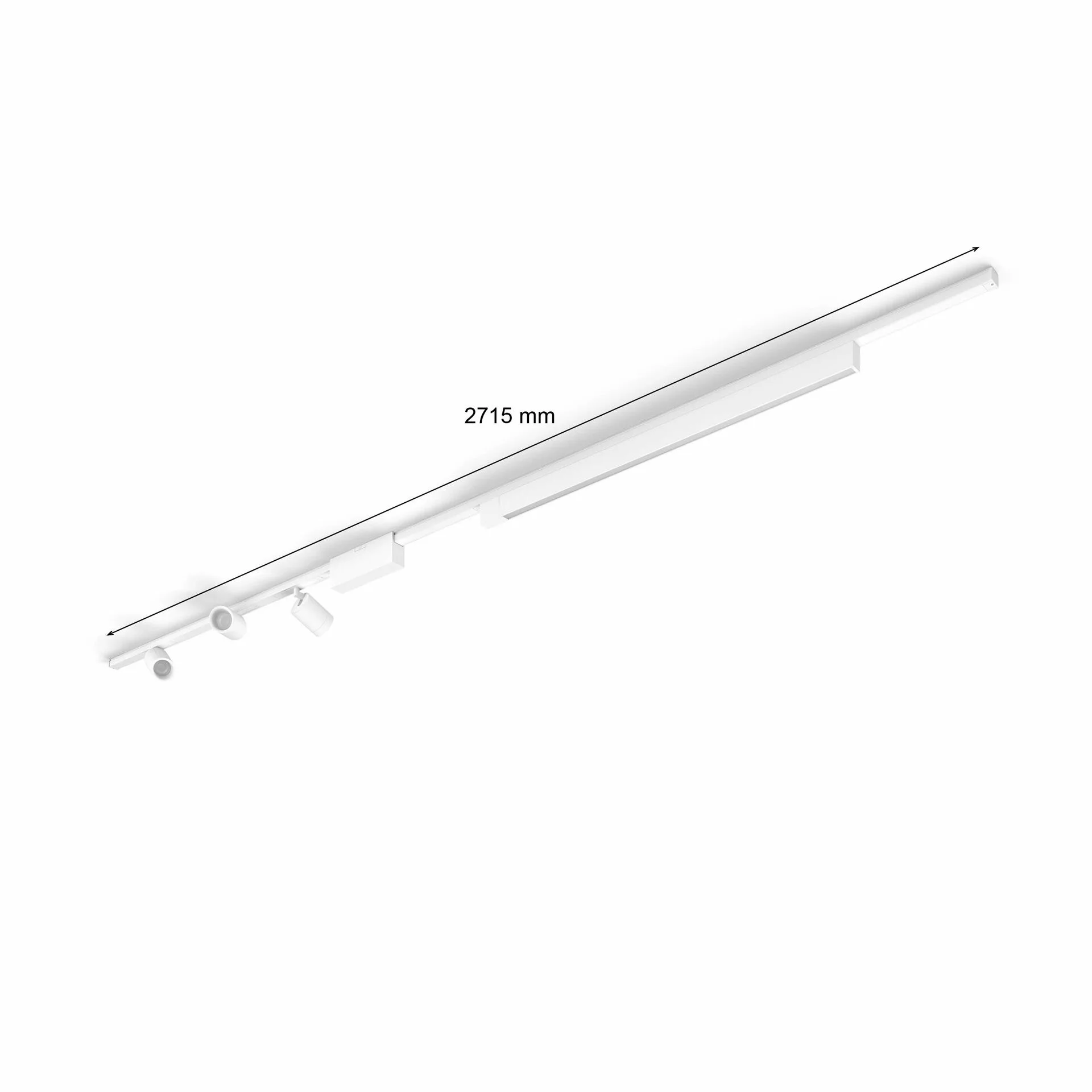 Philips Hue White and Color ambiance Perifo Basis Set Deckenleuchte weiss gerade  3 Spots  1 Light Bar  Smart Home