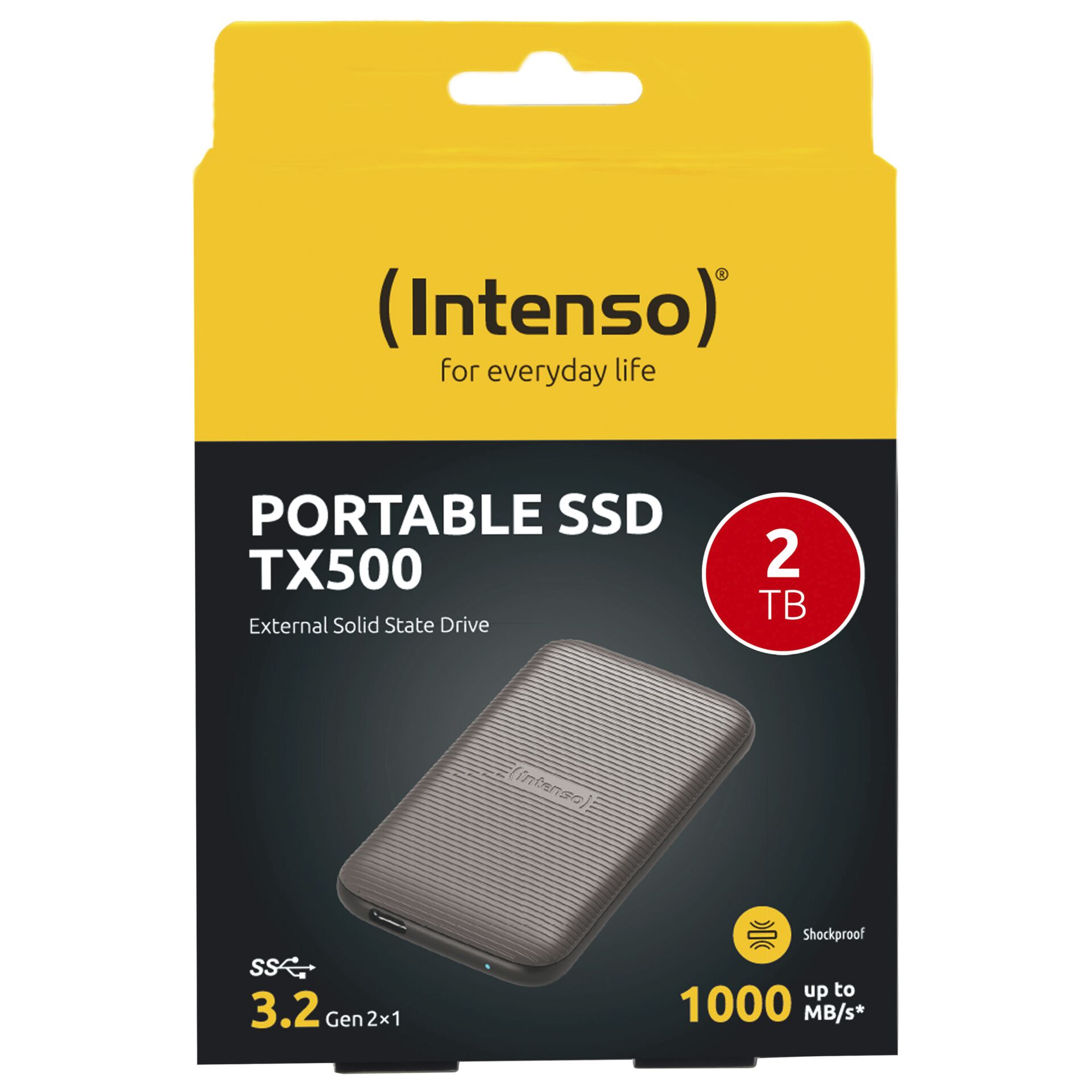 Intenso externe SSD TX500 2TB USB 3 2 Gen 2x1 braun Speichermedien