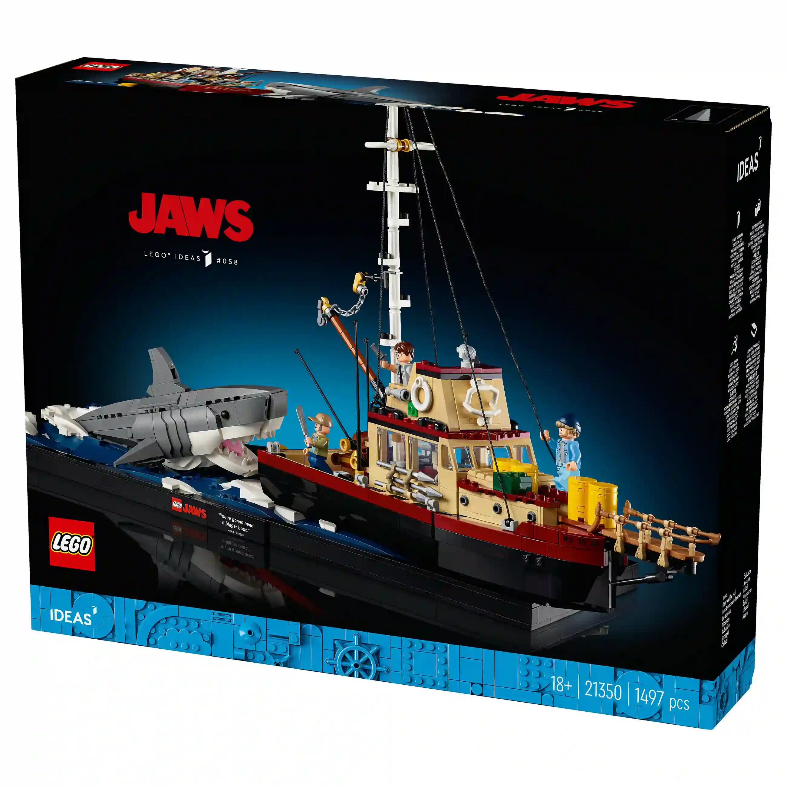 LEGO 21350 Ideas Der weie Hai Spielwaren