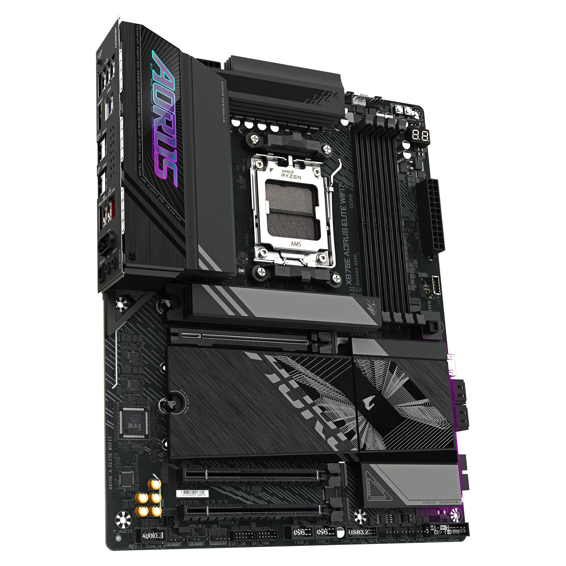Gigabyte AM5 X870E AORUS ELITE WIFI7 ATX PC-Zubehör