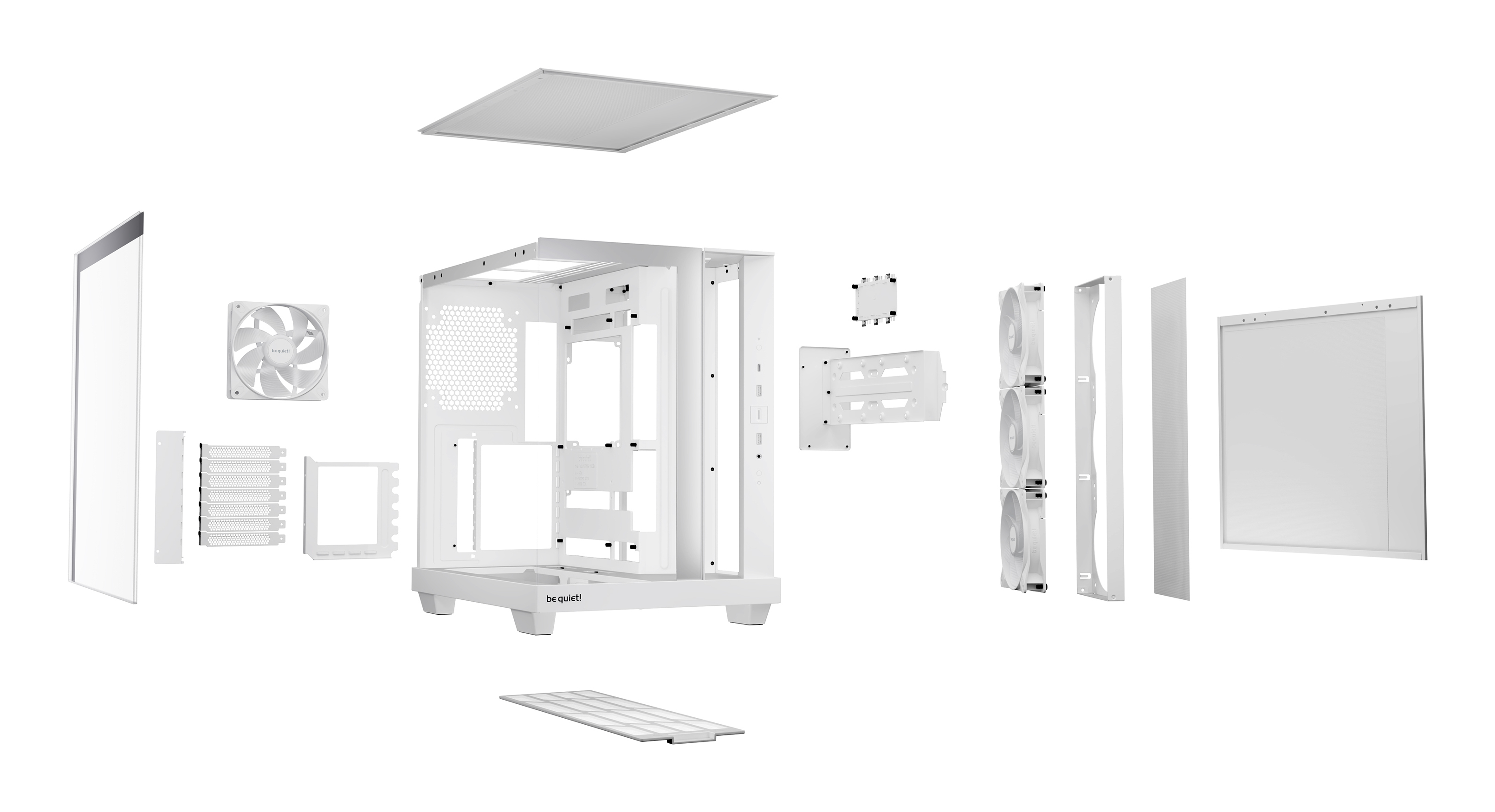 be quiet  midi  light base 500 lx white PC-Zubehoer