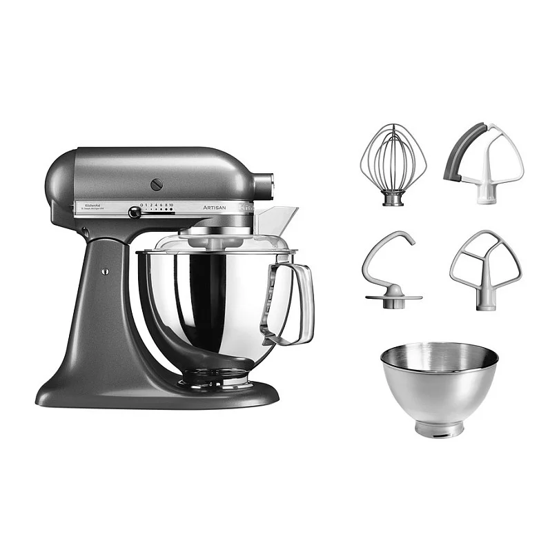 KitchenAid 5KSM175PSEMS Artisan Medallion Silber Kuechenmaschinen