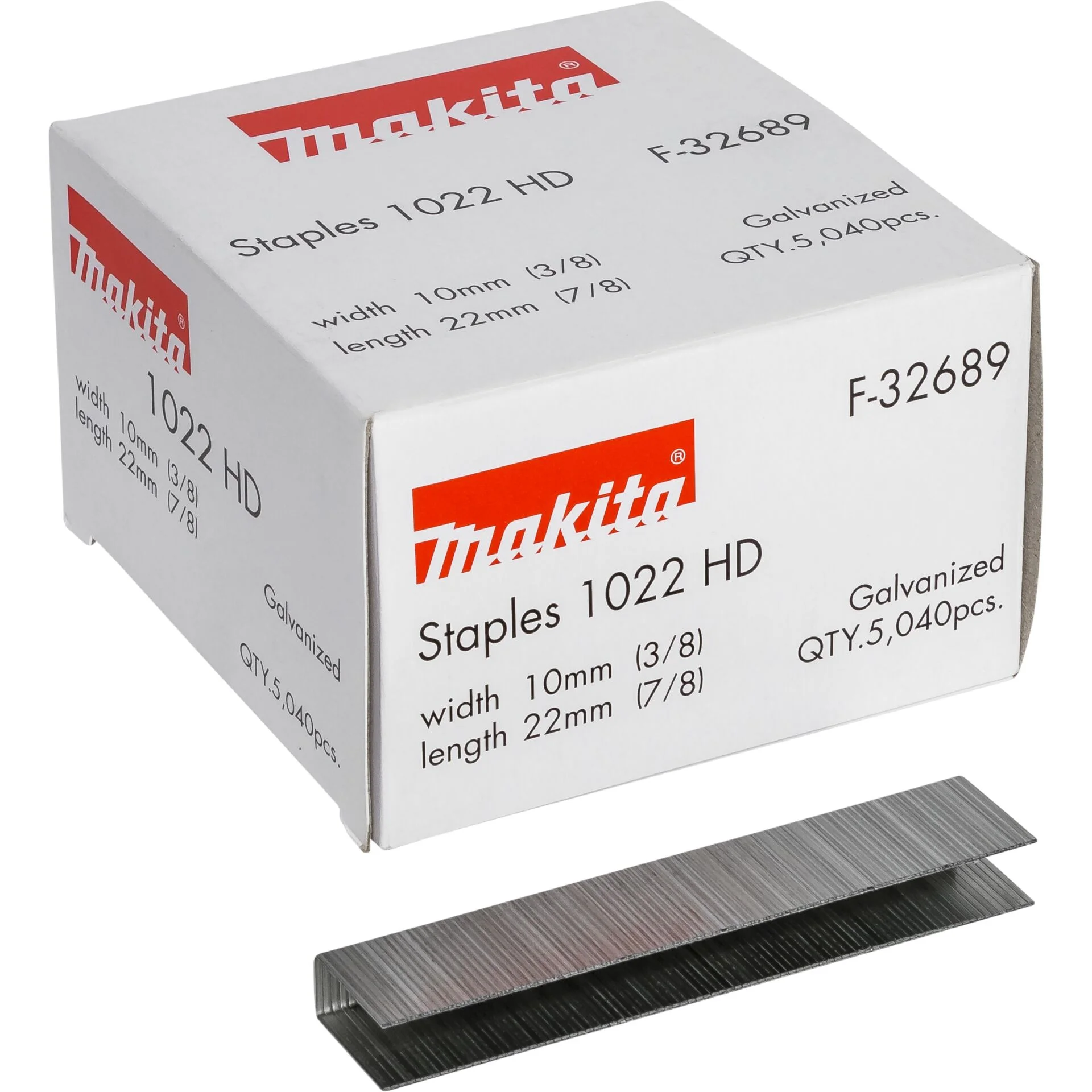 Makita Tackerklammern 10 22mm F 32689 5040 pcs  Schleifer Hobel & Fraesen
