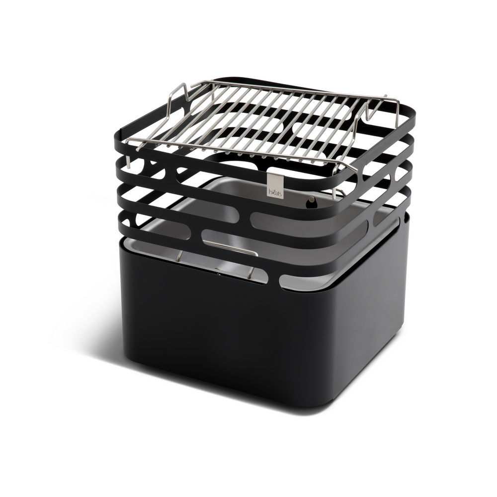 Hoefats Feuerkorb Cube BBQ Set mit Grillrost Grills