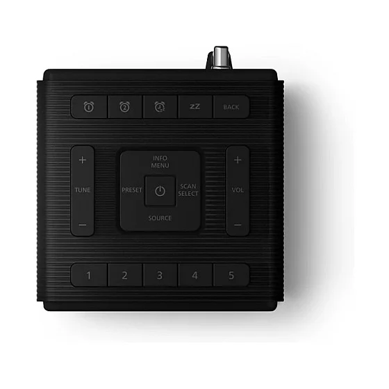 Philips TAR5100 10 Wecker Digitaler Wecker Schwarz Video & Audio
