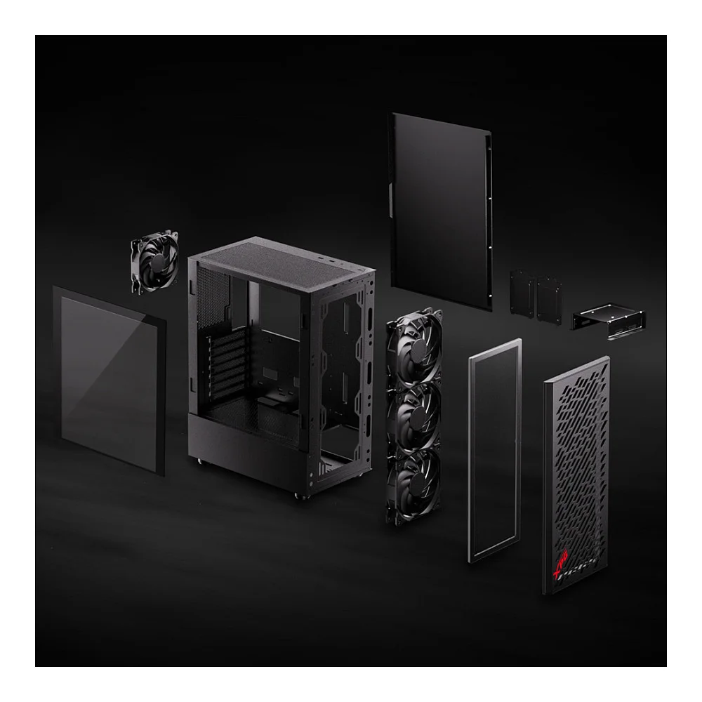 ADATA XPG VALOR AIR MID TOWER BLACK PC-Komponenten