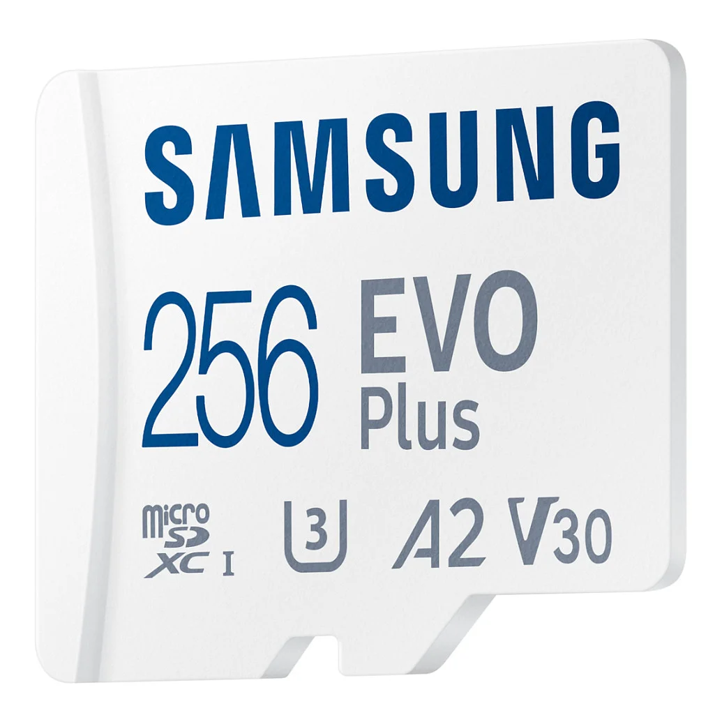 Samsung EVO Plus microSD Speicherkarte  2024   inkl  SD Adapter    256 GB Speichermedien