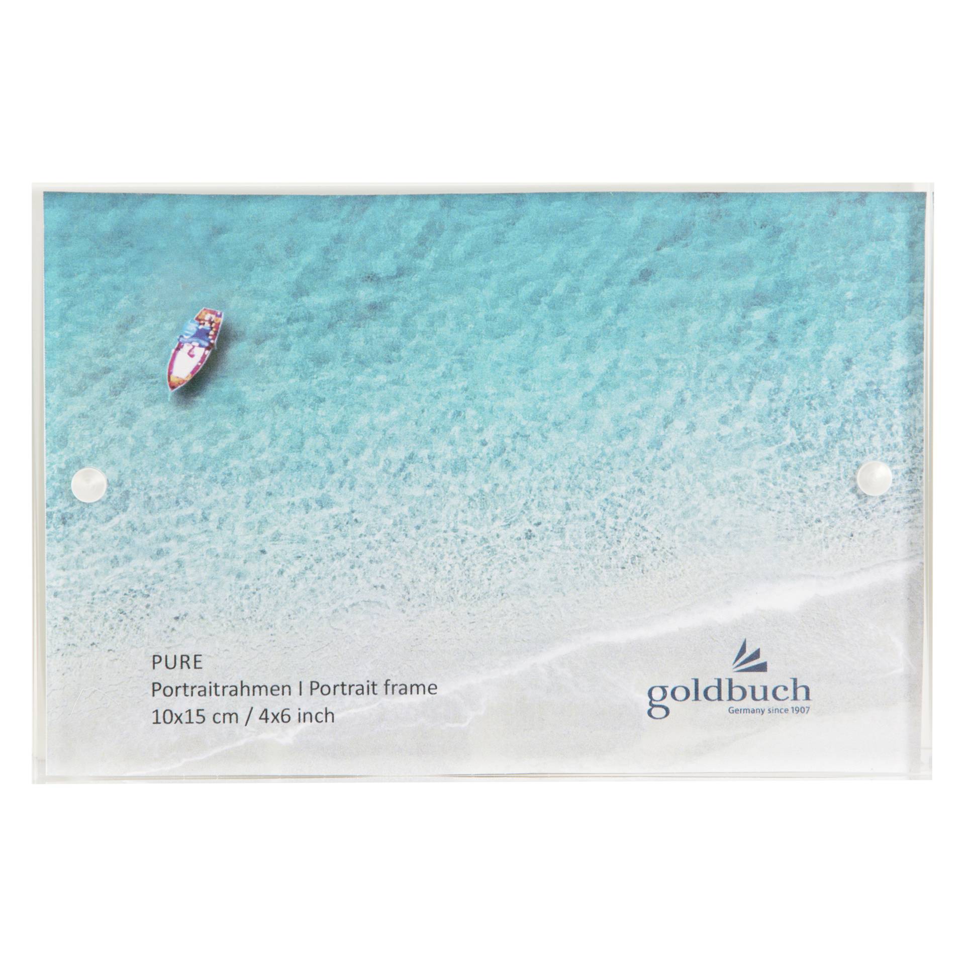 Goldbuch Pure 10x15 Acryl Portraitrahmen 950012 Bilderrahmen