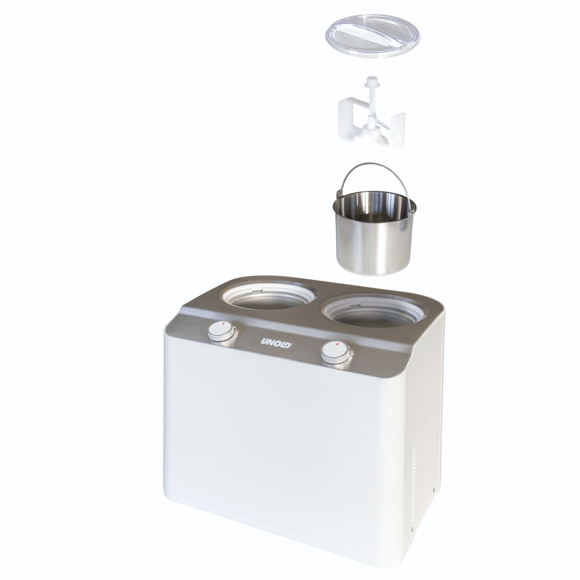 Unold 48830 Doppio bianco Eismaschine Speisenzubereitung
