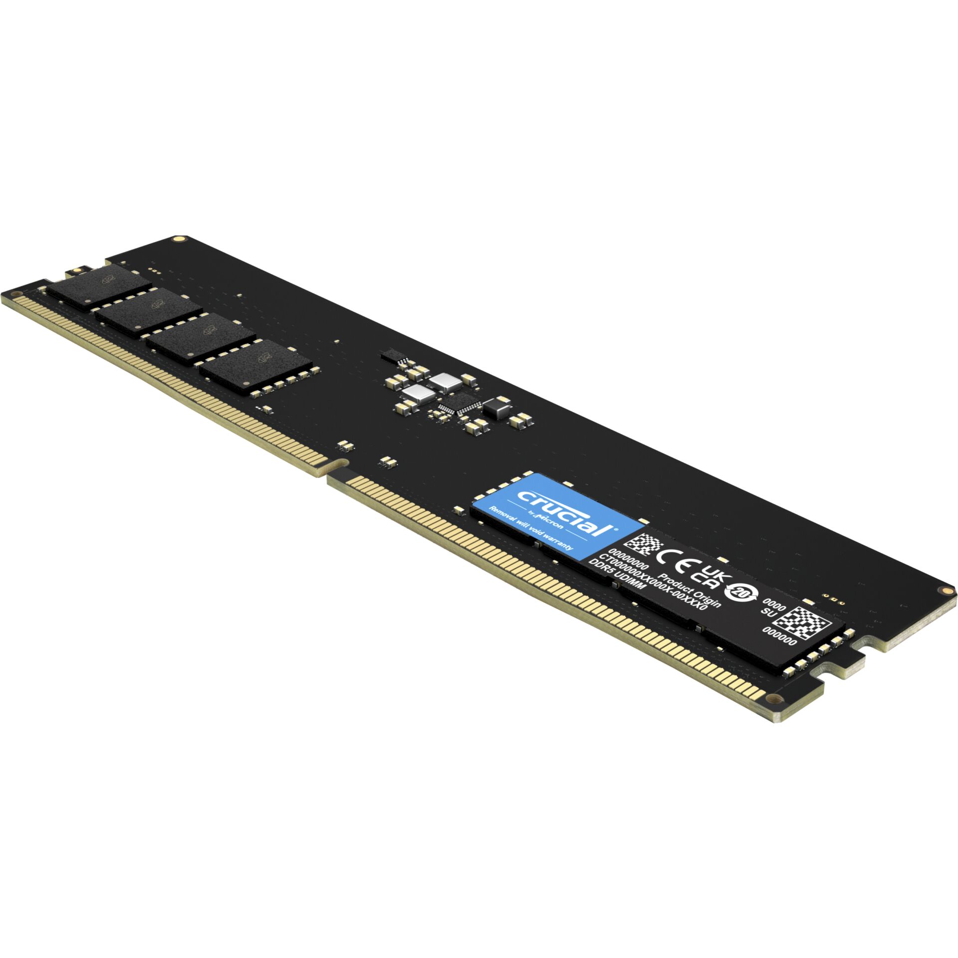Crucial DDR5 4800 16GB UDIMM CL40  16Gbit  Speichermedien