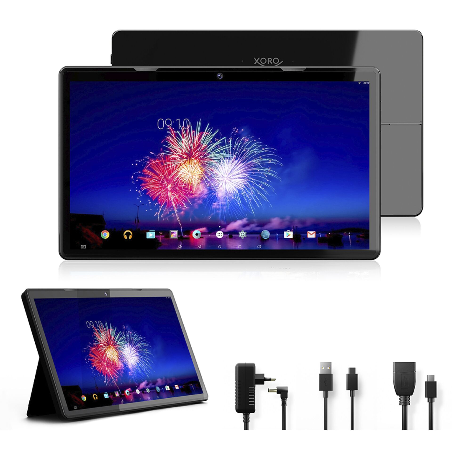 Xoro megapad 1333 pro 13 3Zoll 33 78cm  tablet  128gb  schwarz android Tablets