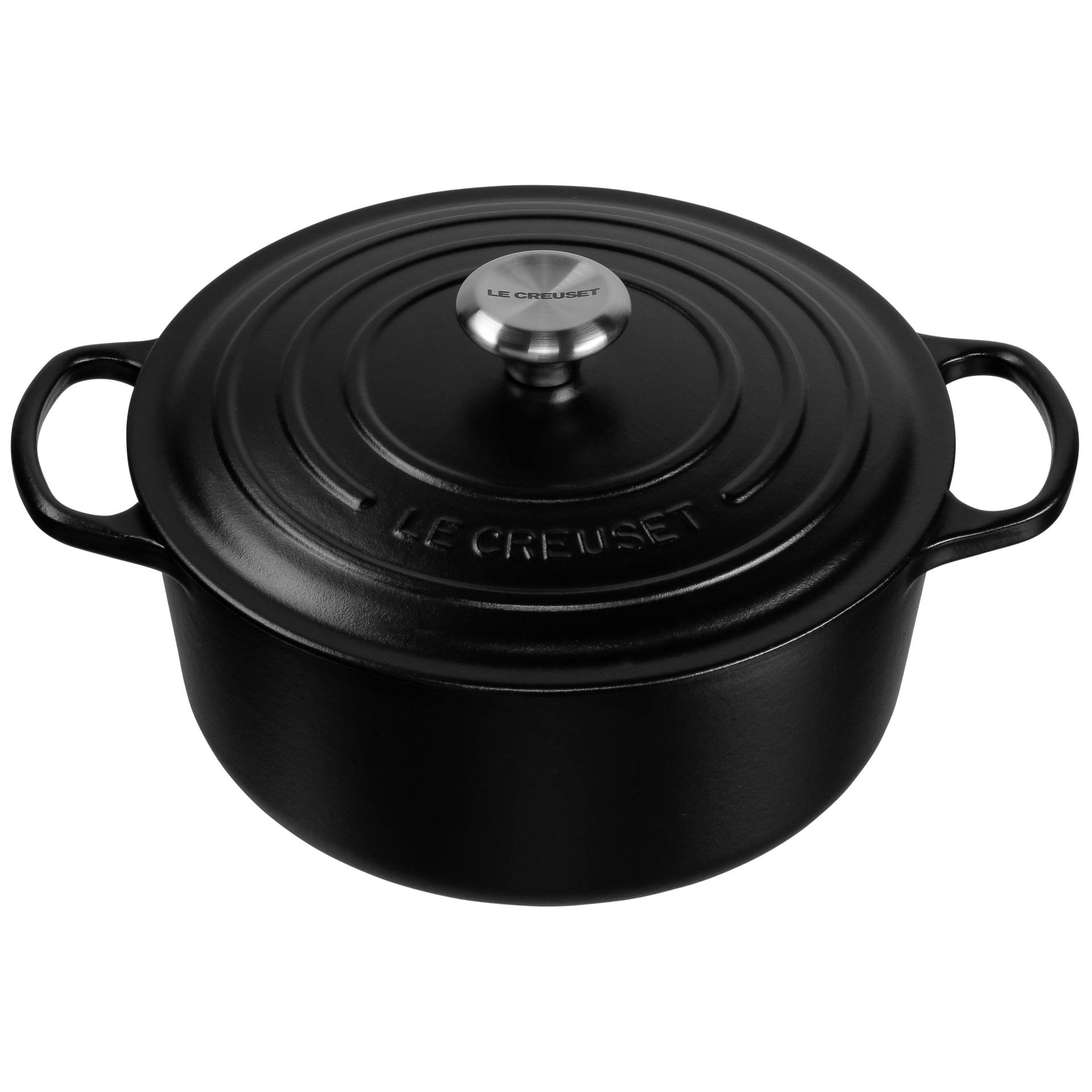 Le Creuset Signature Braeter rund 26 cm schwarz Pfannen & Toepfe