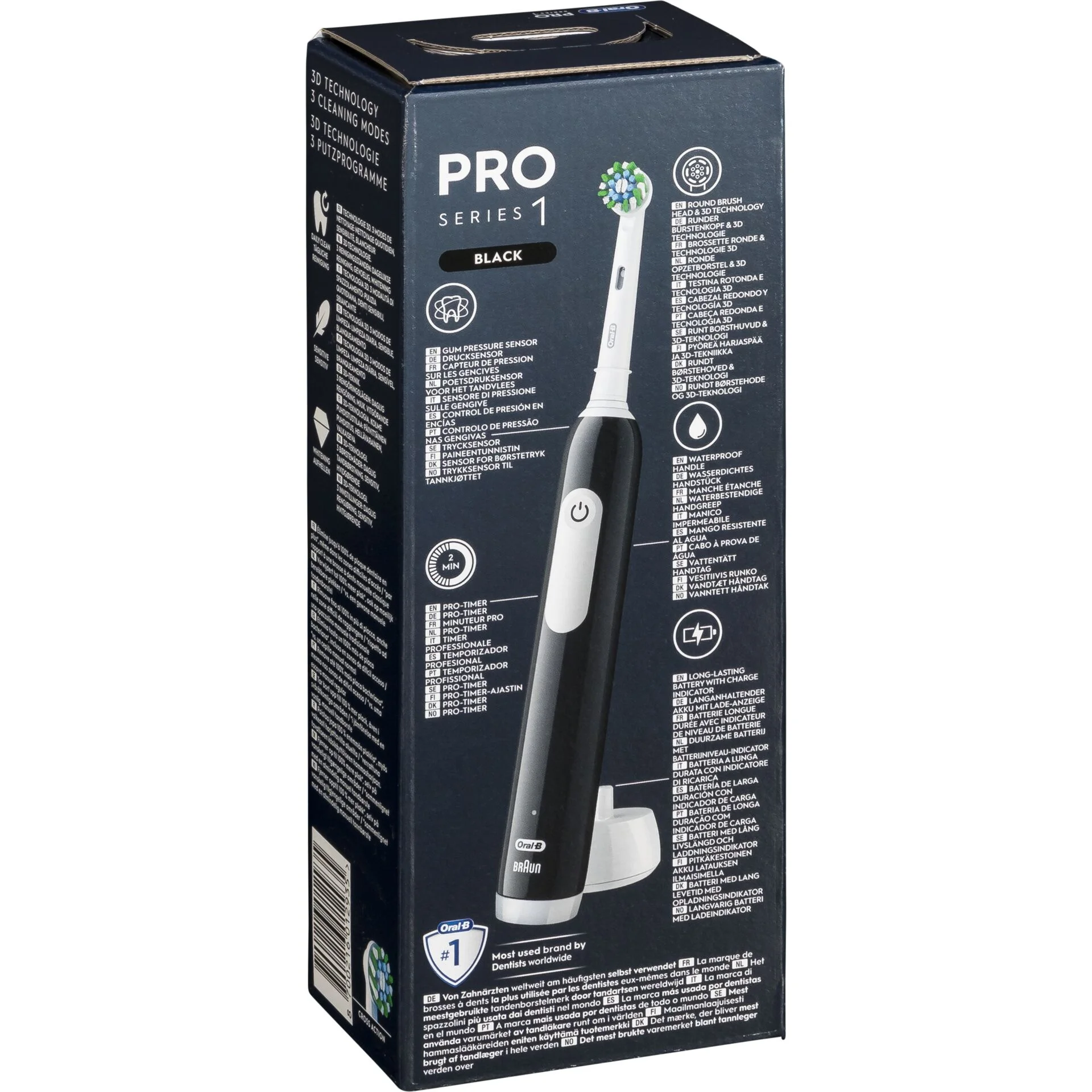 Oral B Pro 1 Cross Action Black Zahnpflege