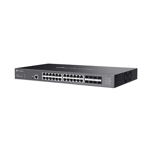 TP Link Omada 24 Port 10GBASE T L2  Managed Switch with 8 10GE SFP  Slots Switches