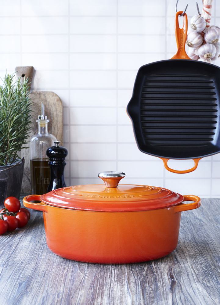 Le Creuset Braeter Signature  oval  31 cm  ofenrot Pfannen & Toepfe
