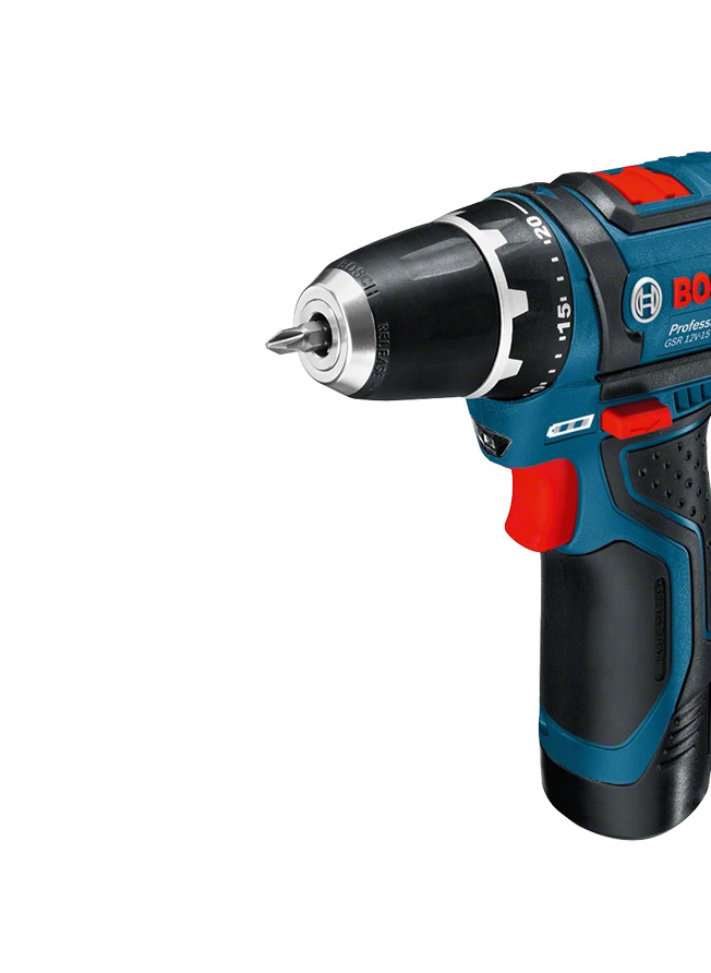 Bosch GSR 12V 15 Vorteils Set Akku Bohrschrauber Bohrer & Schrauber