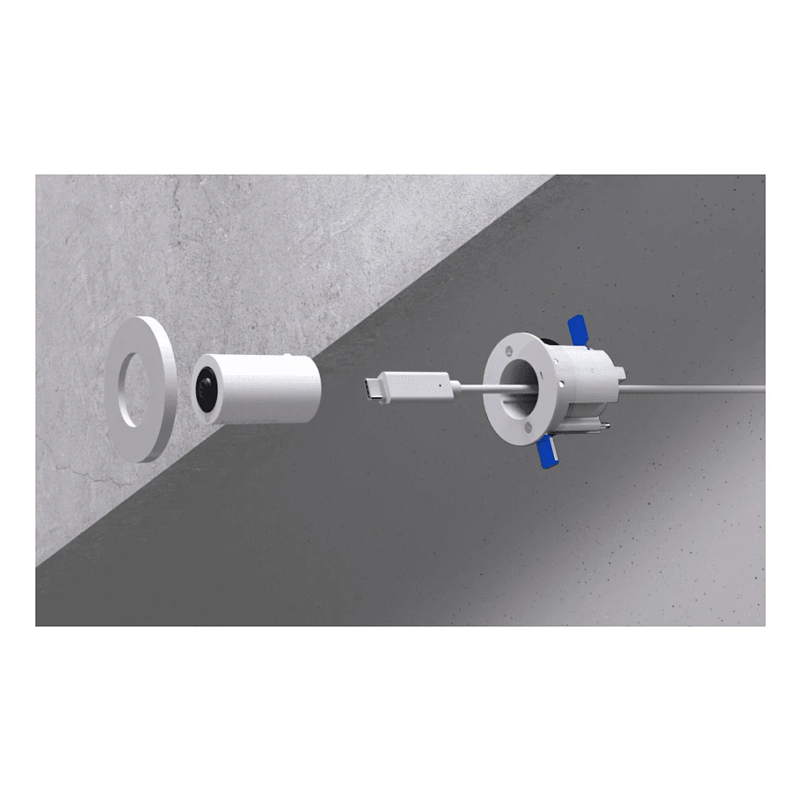 Ubiquiti UVC AI Theta ProLens360 360  Ueberwachungskamera   AI Funktion   Weiss Ueberwachungskameras