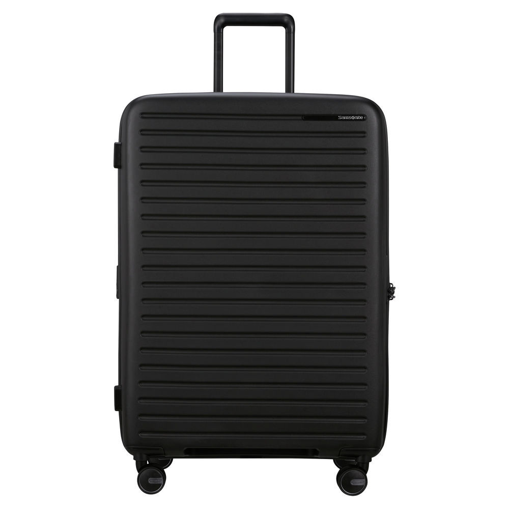 SAMSONITE 4 Rollen Trolley RESTACKD mit Packwuerfel S M L  75 cm  black Taschen & Rucksaecke