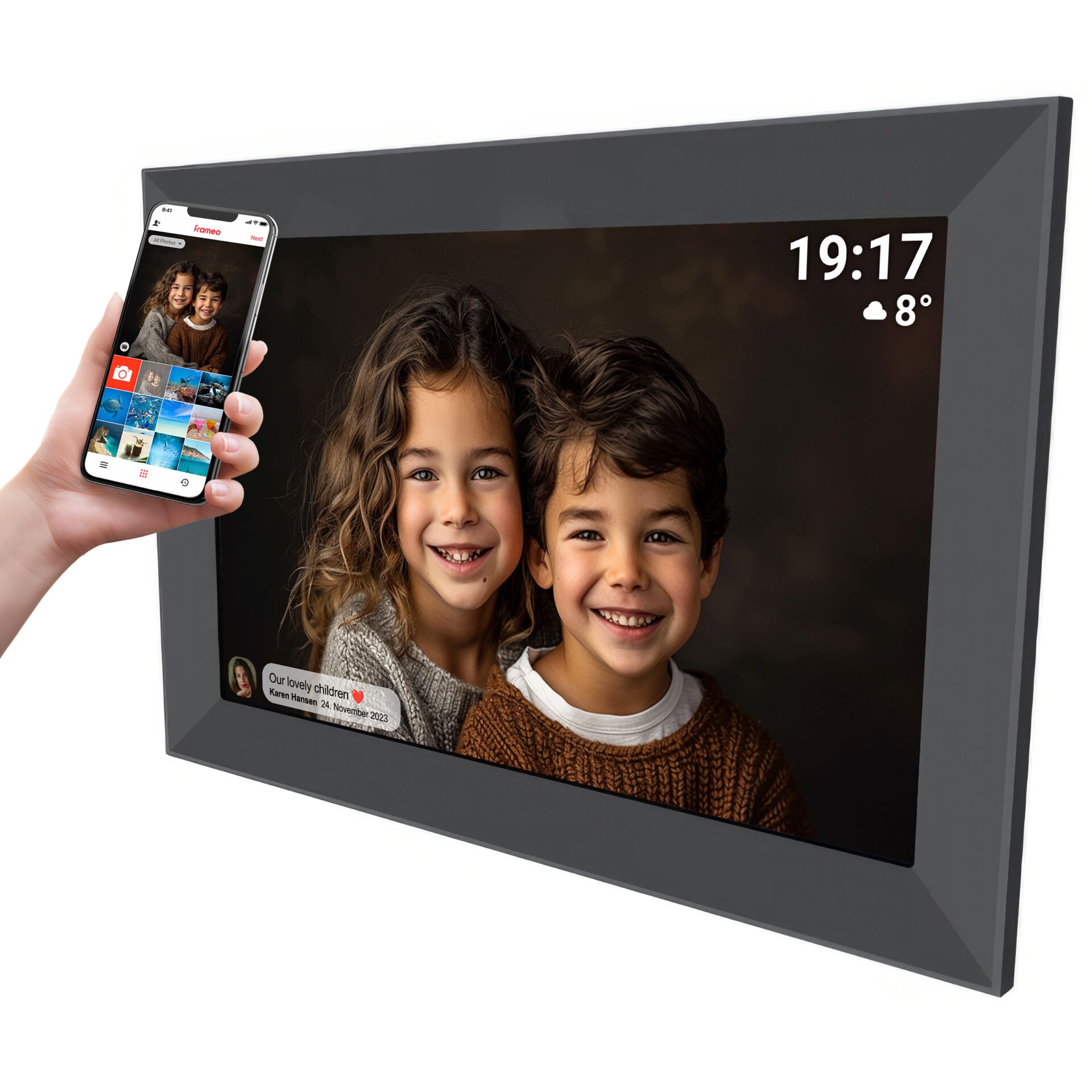 Denver Frameo PFF 1012 schwarz Video & Audio