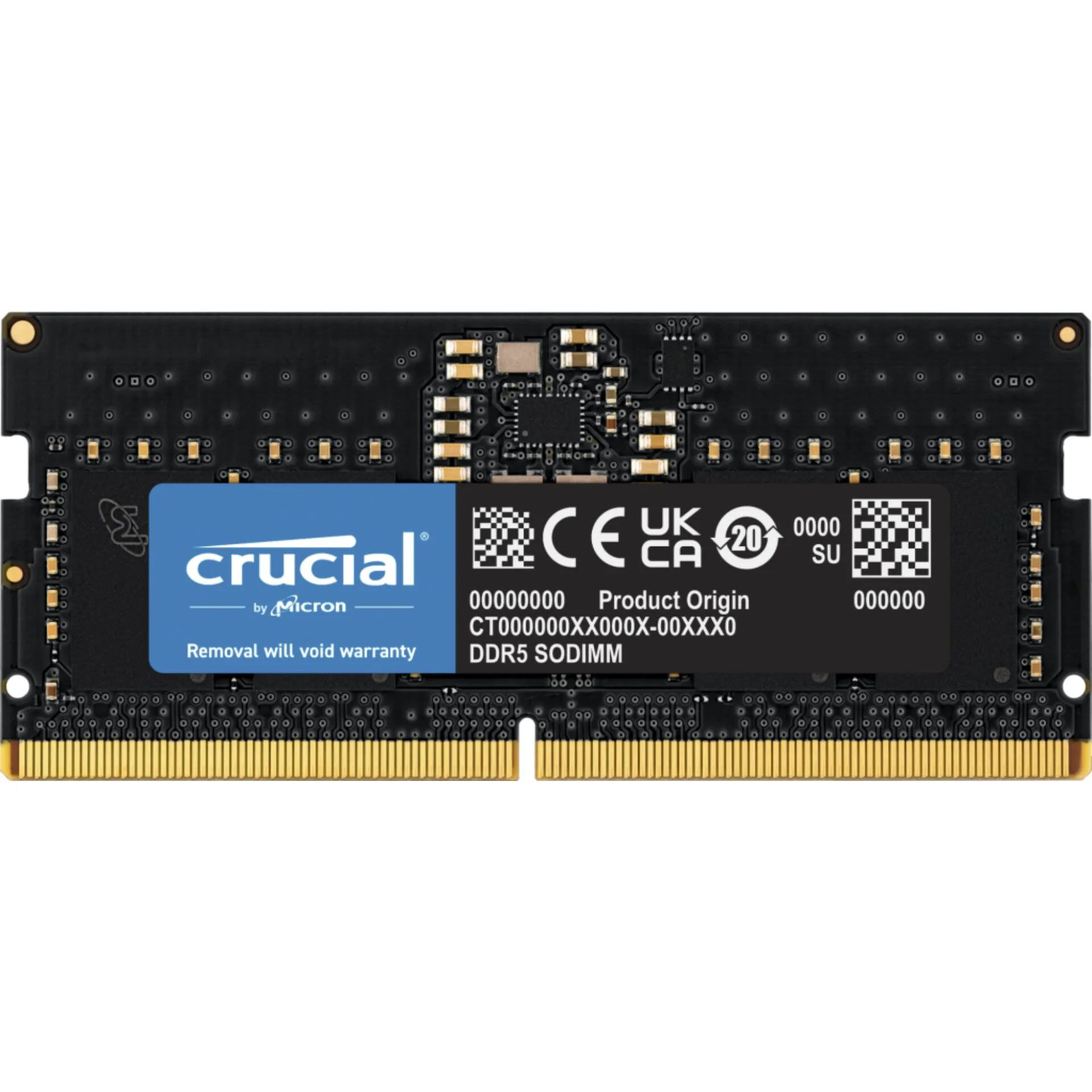 Crucial DDR5 4800 8GB SODIMM CL40  16Gbit  Speichermedien