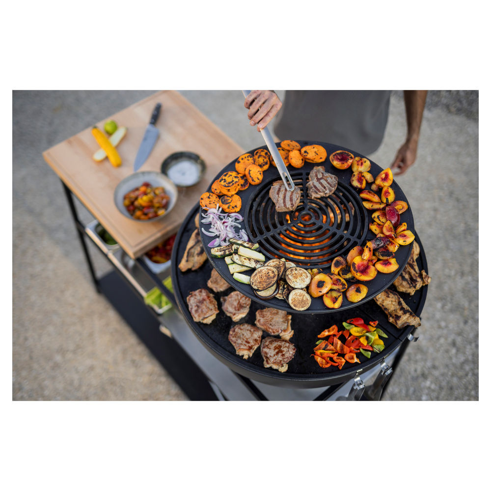 Hoefats Outdoor Kueche Fire Kitchen mit BowL 70 Plancha Grillset