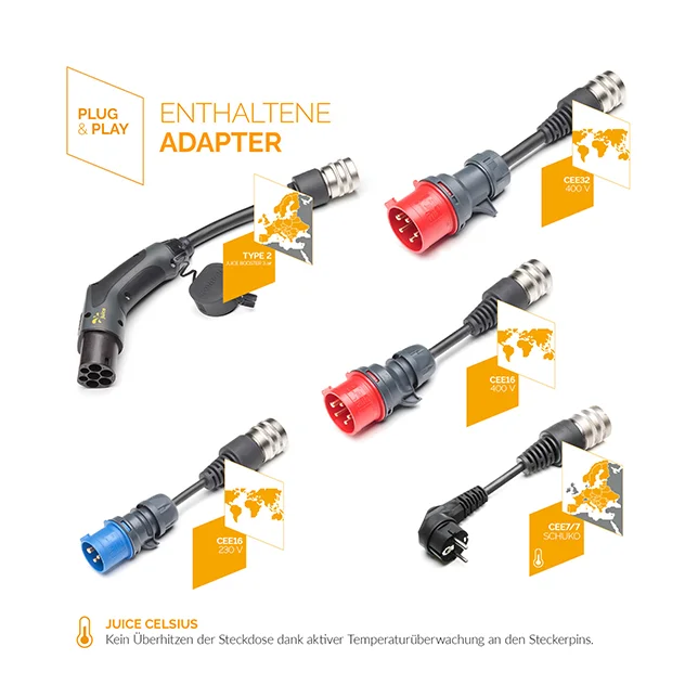 Mobile Ladestation JUICE BOOSTER 3 air Traveller Plus Set EU Juice Booster