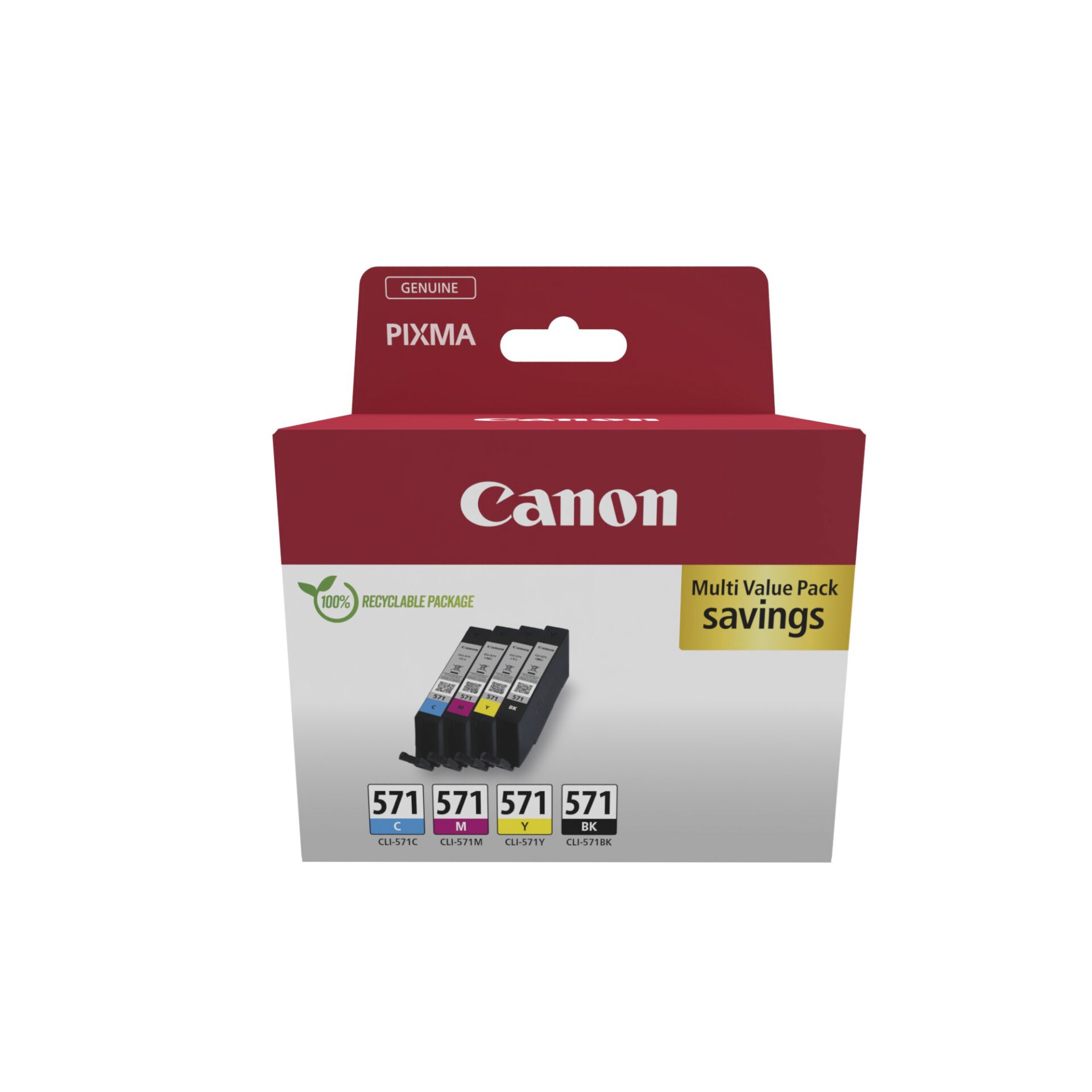 Canon Tinte CLI 571 0386C008 4er Multipack  BKMCY  Drucker & Scanner