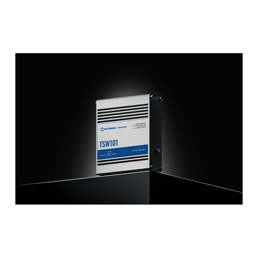 Teltonika 5P TSW101 Industrial GSwitch 4x PoE   60W  Switches