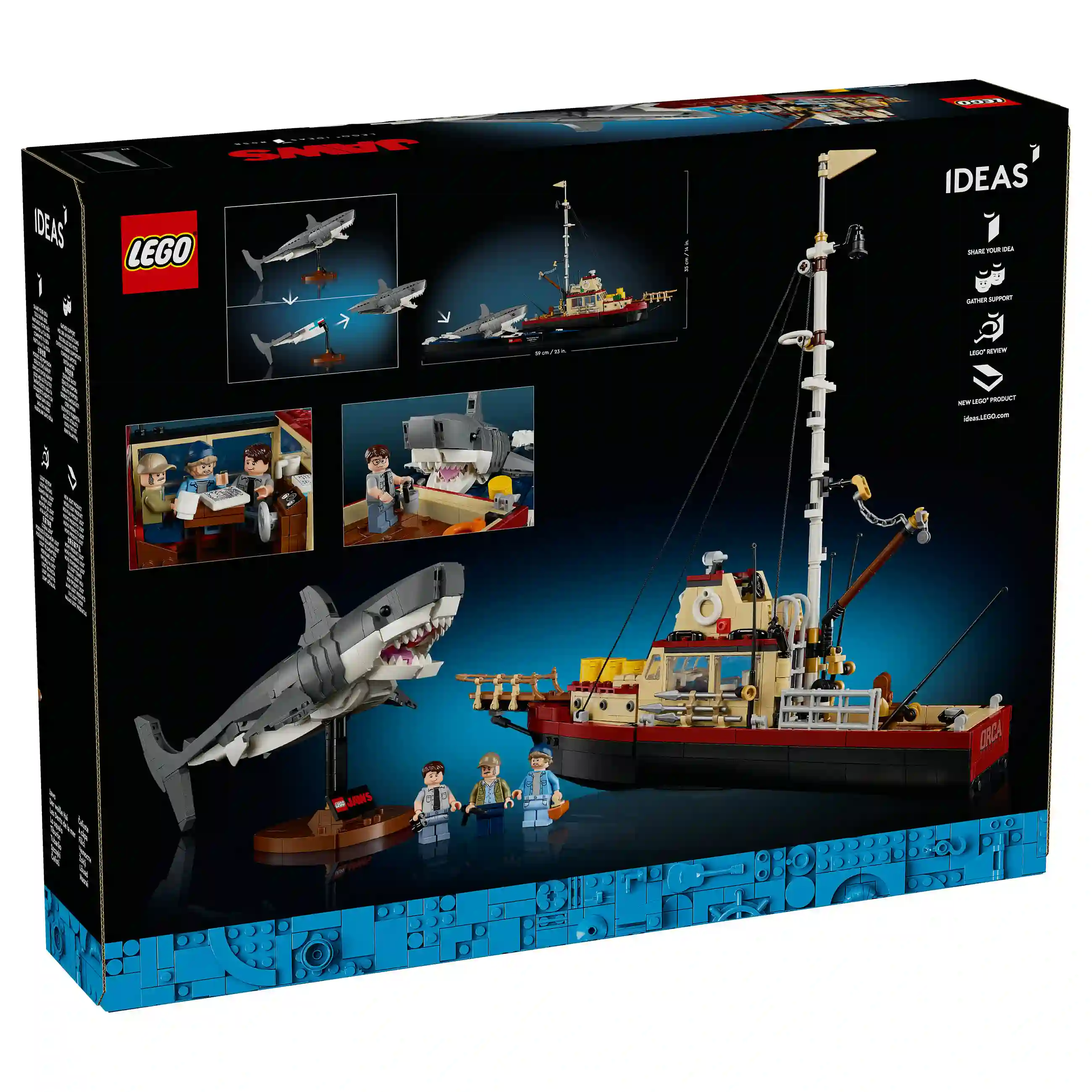 LEGO 21350 Ideas Der weie Hai Spielwaren