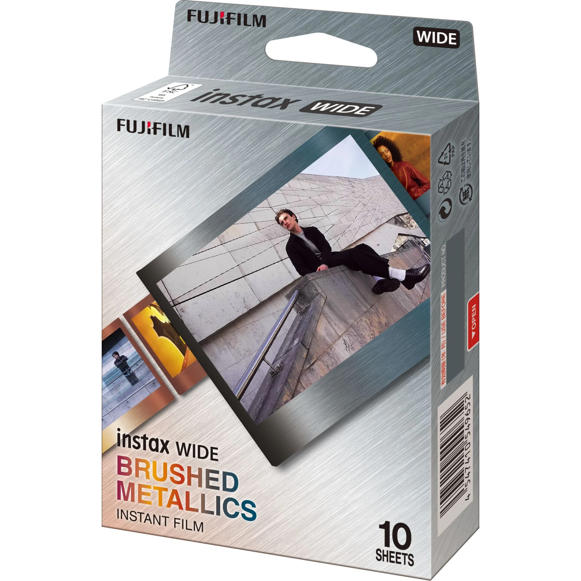 Fujifilm 1 instax wide Film brushed metal Kamera & Foto