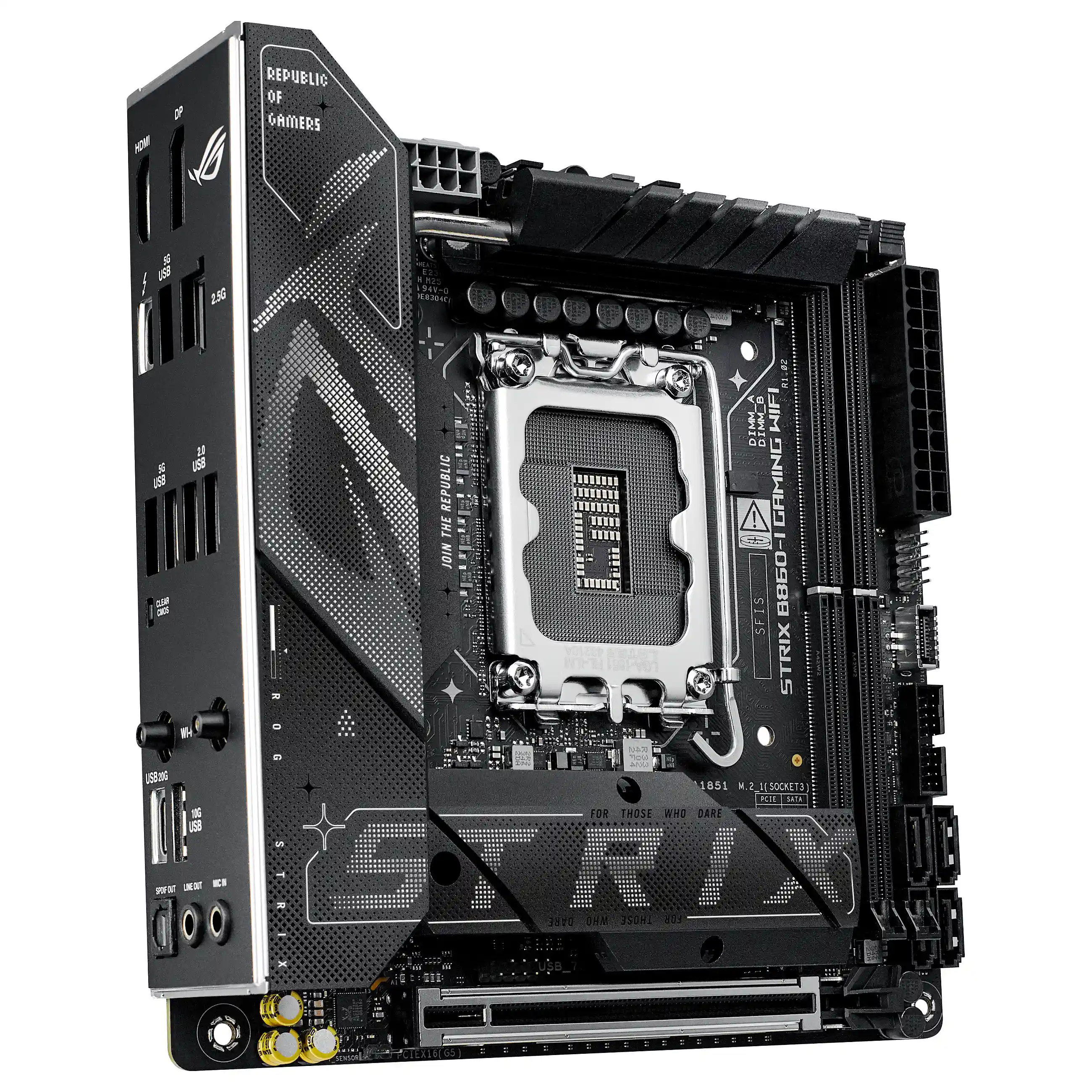 ASUS LGA1851 ROG STRIX B860 I GAMING WIFI PC-Zubehoer