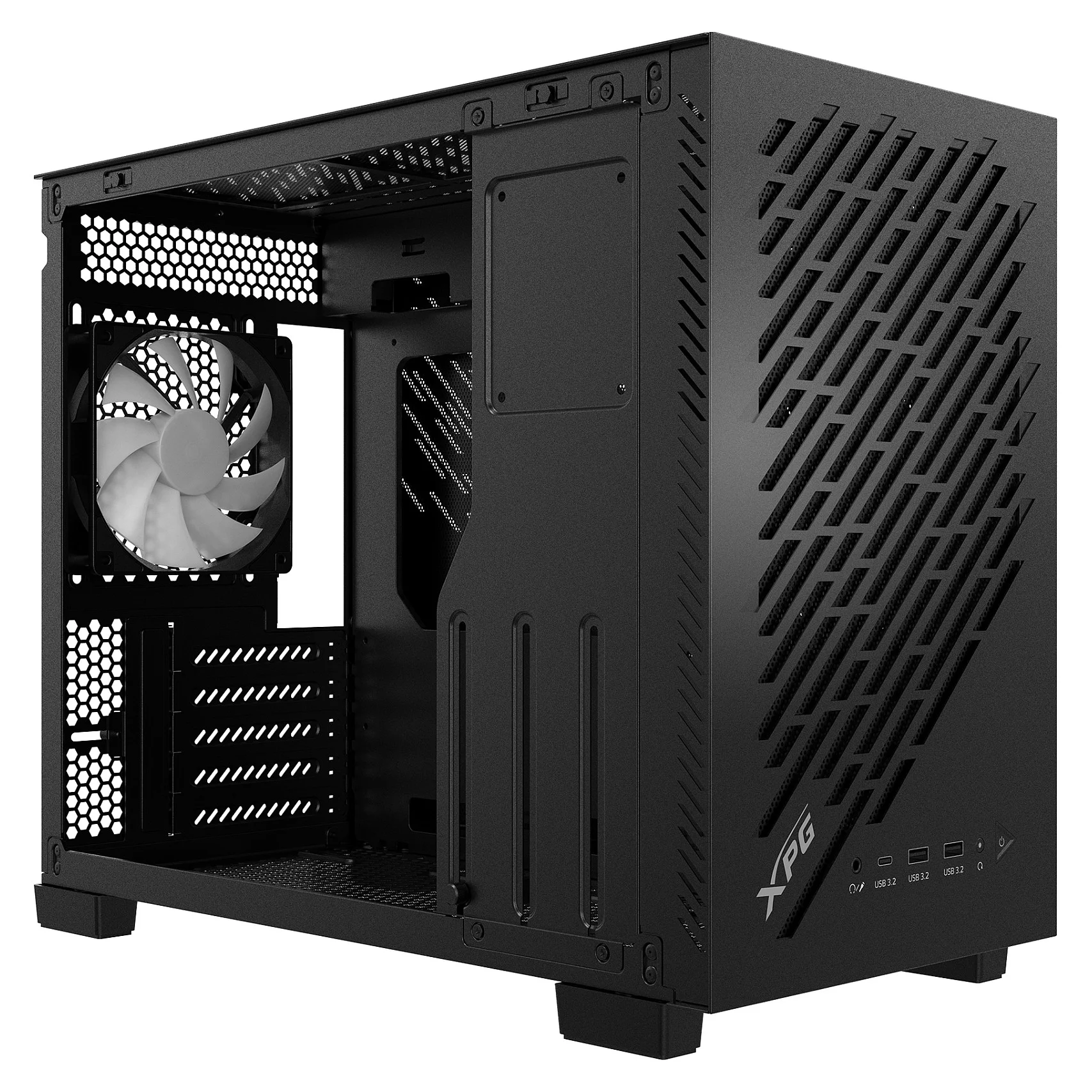 XPG VALOR AIR NANO MID TOWER CHASSIS   Schwarz PC-Komponenten
