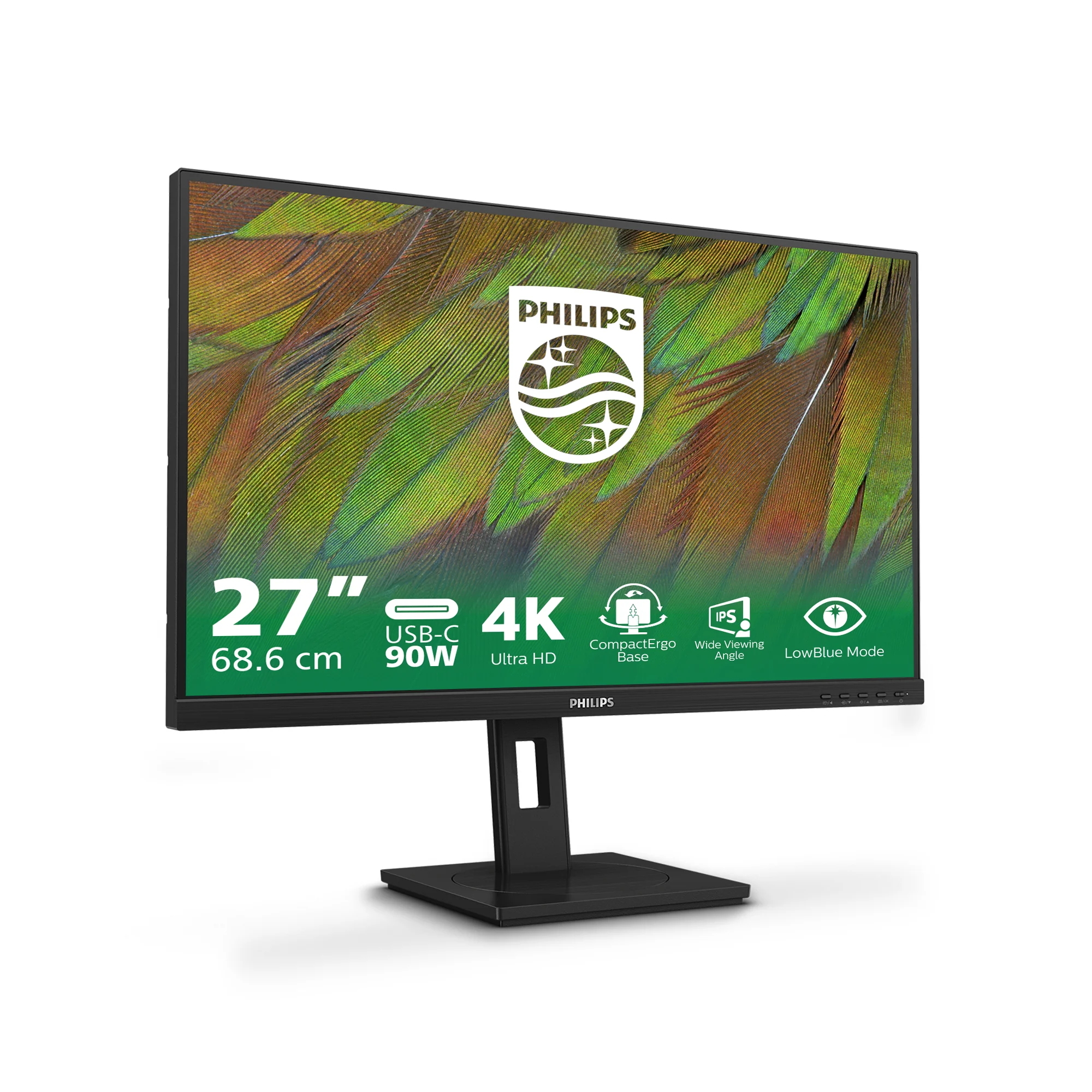 Philips 3000 series 27B1U3900 00 Computerbildschirm 68 6 cm  27   3840 x 2160 Pixel 4K Ultra HD LCD Schwarz Monitore