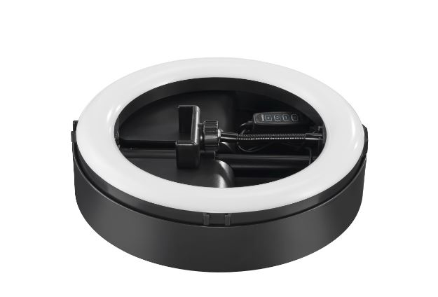 Hama SpotLight FoldUp 102 II Beleuchtungs Ring 128 LED Kamera & Foto