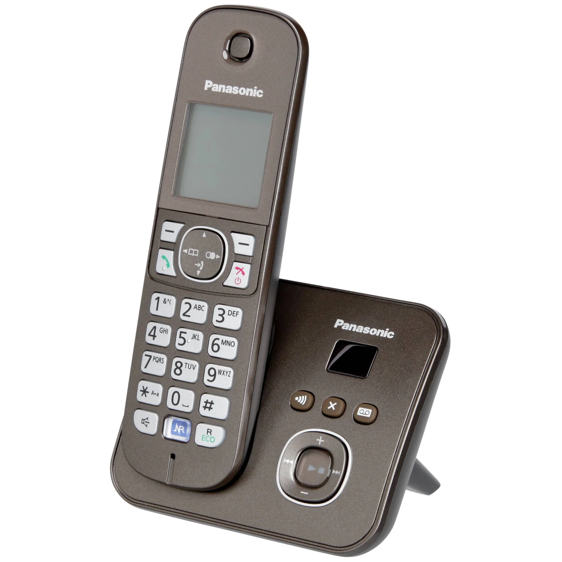 Panasonic KX TG6821GA mocca braun Telefon