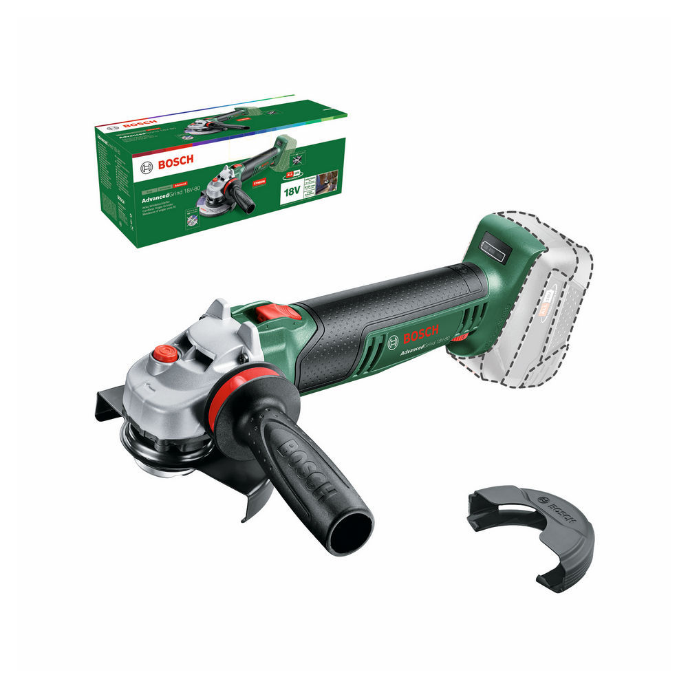 Bosch Akku Winkelschleifer AdvancedGrind 80 Solo  18V Schleifer Hobel & Fraesen Schraubendreher & Zangen