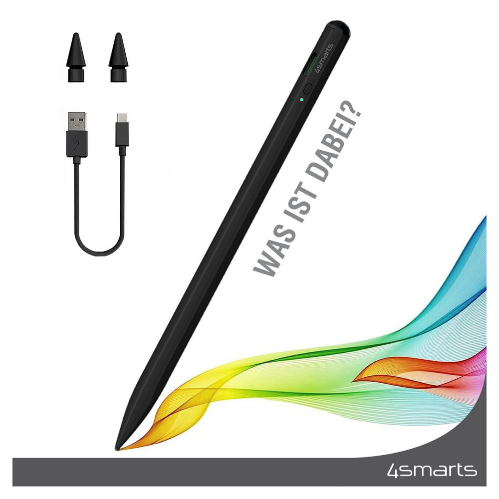 4SMARTS Aktiver Eingabestift Pencil Pro 3  schwarz Notebook & Tablet Zubehoer