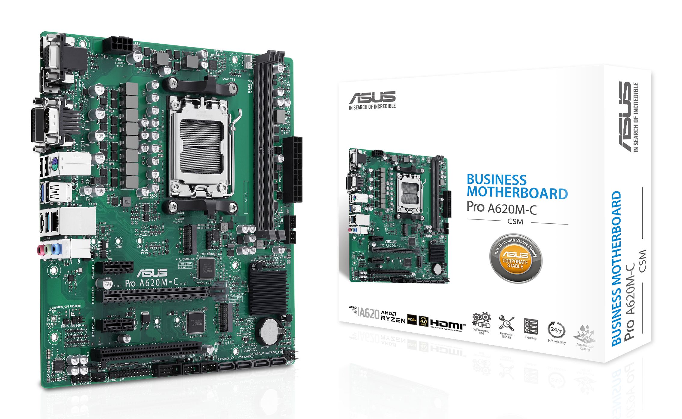 ASUS PRO A620M C CSM mATX PC-Zubehoer