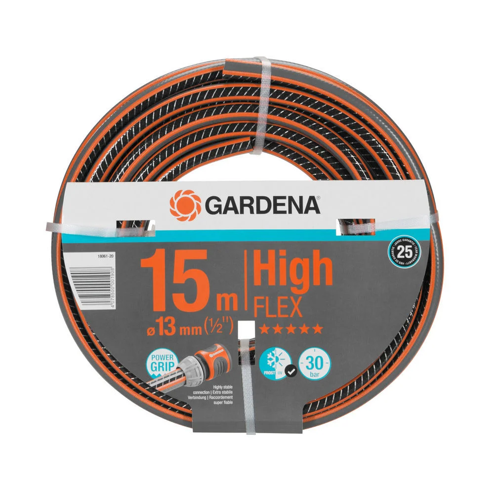 GARDENA Comfort HighFLEX Schlauch 13 mm  1 2 Zoll   15 m Gartenbewaesserung