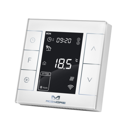MCO Home   Thermostat fuer Wasserheizungen  mit Feuchtigkeitssensor  Version 2 Wandthermostate Heizungssteuerung