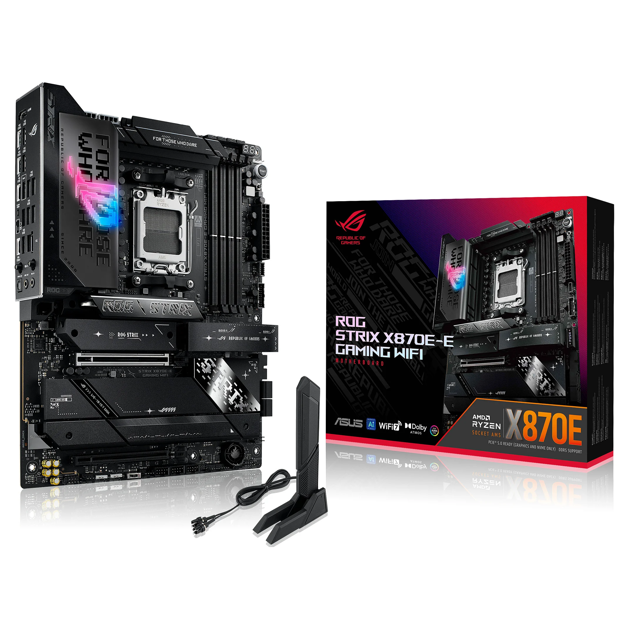ASUS ROG STRIX X870E E GAMING WIFI AMD X870E Sockel AM5 ATX PC-Zubehoer