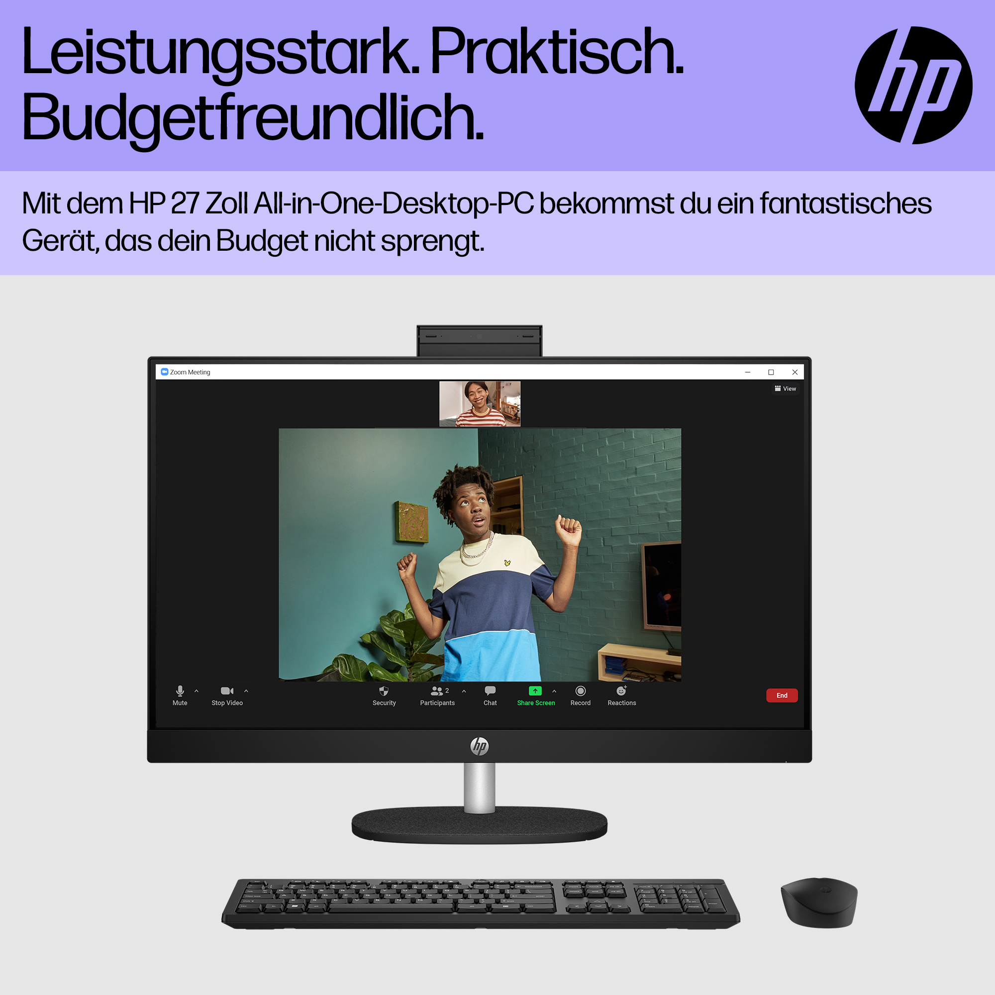 HP 27 cr0402ng Intel  Core  i5 i5 1335U 68 6 cm  27   1920 x 1080 Pixel All in One PC 16 GB DDR4 SDRAM 1 TB SSD Windows 11 Home Wi Fi 6  802 11ax  Weiss PC-Zubehoer